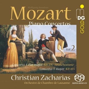 Mozart Piano Concertos Vol. 2: Kv271/kv413 - Zacharias, Christian / Orchestre De Chambre De Lausanne - Música - MDG - 0760623129860 - 1 de fevereiro de 2021
