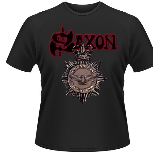 Cover for Saxon · Strong Arm of the Law (T-shirt) [size S] (2009)