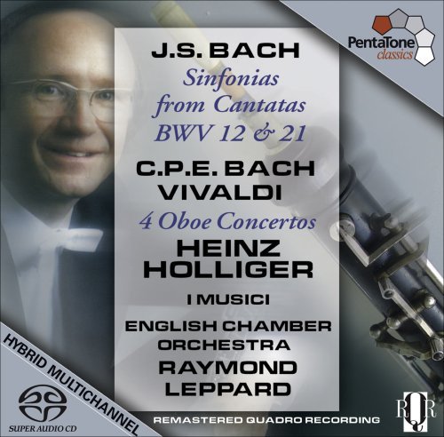 Cover for Holliger/i Musici / Eco / Leppard · Js Bach / Sinfonias / Cpe Bach / Oboe Cons (CD) (2008)