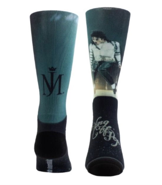 Michael Jackson · Michael Jackson Silver Glitter King Of Pop Socks (One Size) (Kläder) (2024)