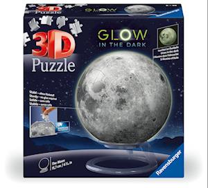 Cover for Ravensburger · 3D Puzzelbal Maan Glow in the Dark 72st. (Toys) (2024)