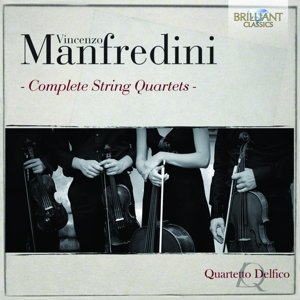 Cover for Quartetto Delfico · Manfredini; Complete String Quartet (CD) (2014)