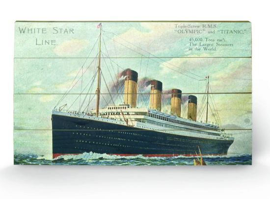 Titanic - 7 (Stampa Su Legno 76X45Cm) - Titanic - Merchandise -  - 5050293921860 - 