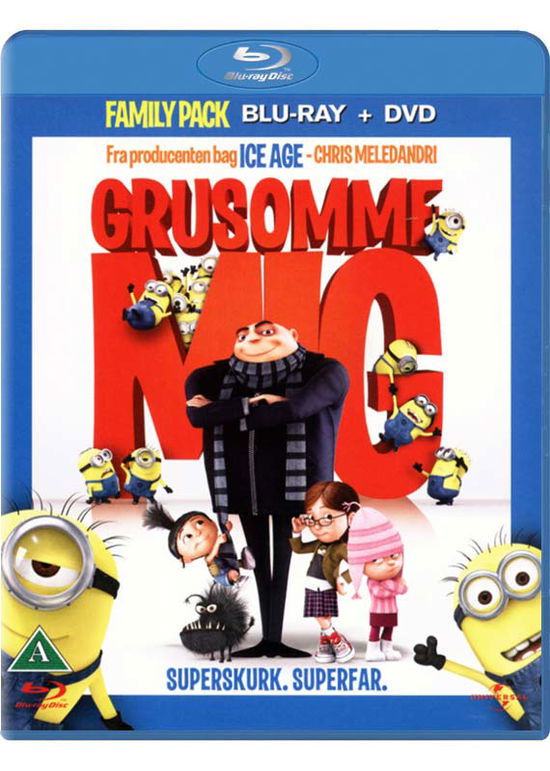 Cover for Grusomme Mig (-) · Grusomme mig (2010) [BLU-RAY] (Blu-ray) [Blu-Ray + DVD edition] (2024)