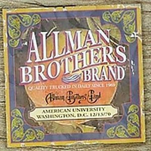 Cover for Allman Brothers Band · Allman Brothers Band-american University 12/13/70 (CD) (2005)
