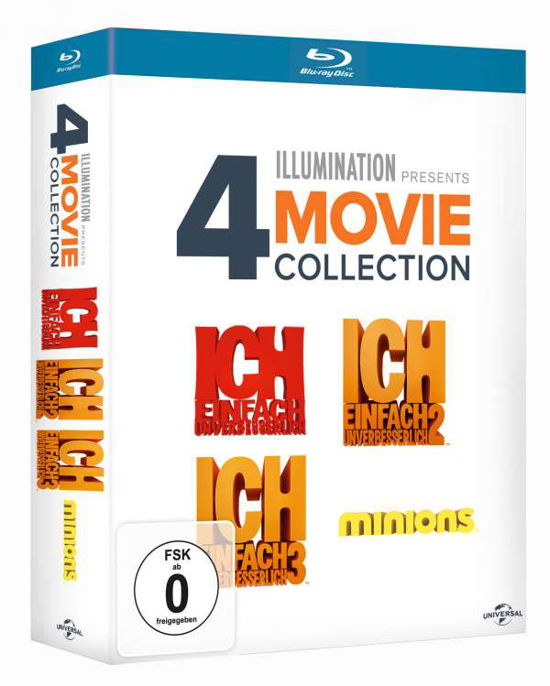 Cover for Keine Informationen · Minions &amp; Ich Einfach Unverbesserlich 1-3 (Blu-ray) (2017)