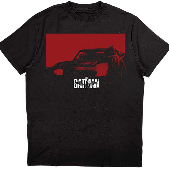 DC Comics Unisex T-Shirt: The Batman Red Car - DC Comics - Produtos -  - 5056561017860 - 