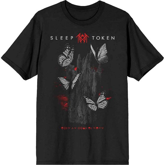 Sleep Token Unisex T-Shirt: Butterflies - Sleep Token - Merchandise -  - 5056737241860 - 