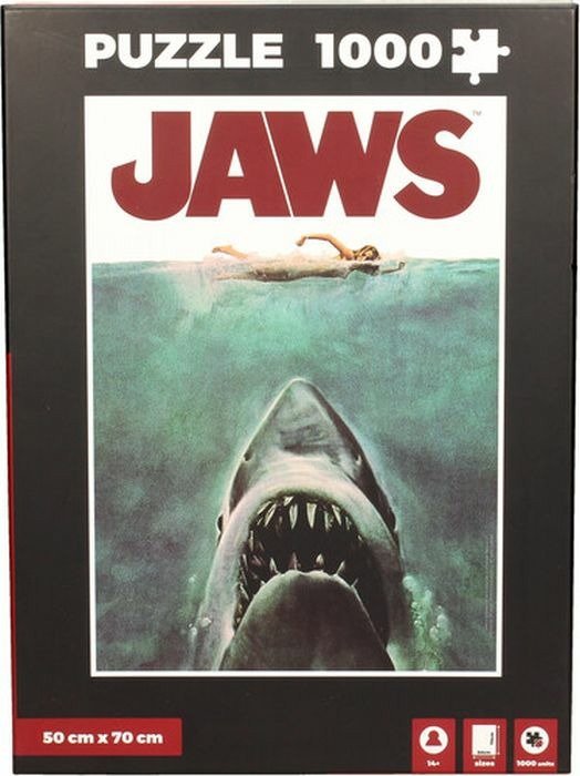 Puzzle 1000p - Movie Poster - Jaws - Merchandise -  - 8435450223860 - 