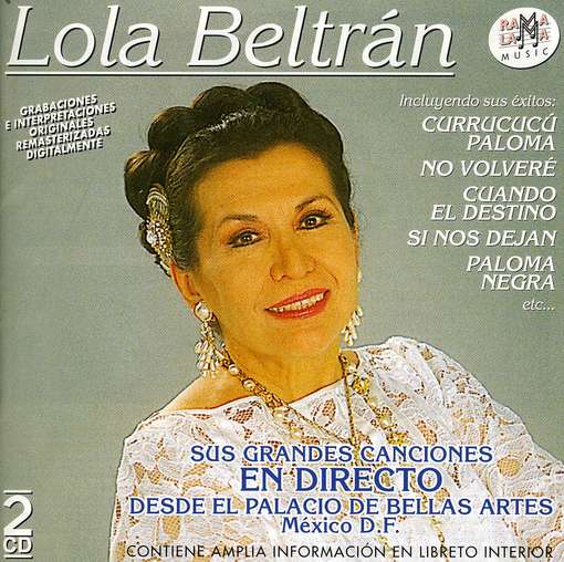 Cover for Lola Beltran · Sus Grandes Canciones en Directo (CD) (2017)