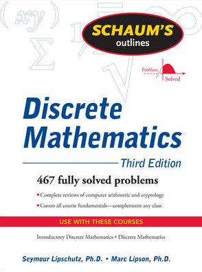 Cover for Seymour Lipschutz · Schaum's Outline of Discrete Mathematics, Revised Third Edition (Paperback Book) (2009)