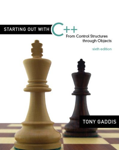 Starting out with C++: from Control Structures Through Objects Value Package (Includes Mycodemate Student Access Kit) - Tony Gaddis - Książki - Addison Wesley - 9780136084860 - 16 maja 2008