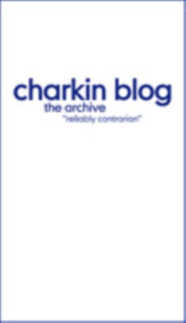 Cover for Richard Charkin · Charkin Blog: The Archive (Hardcover Book) (2008)