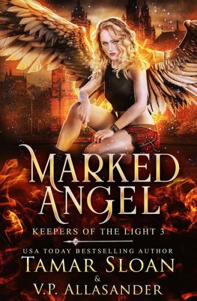 Cover for V P Allasander · Marked Angel: A New Adult Paranormal Romance - Keepers of the Light (Paperback Book) (2022)