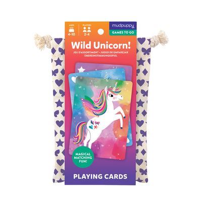 Cover for Rebecca Jones · Wild Unicorn! Playing Cards to Go (GAME) (2019)