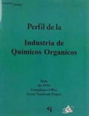 Cover for U.S. Environmental Protection Agency · Profile of the Organic Chemical Industry (Pocketbok) [Spanish edition] (2001)