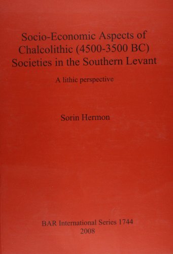 Cover for Sorin Hermon · Socio-economic Aspects of Chalcolithic Societies in the Southern Levant (British Archaeological Reports British Series) (Paperback Book) (2008)