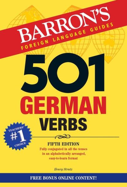 Cover for Henry Strutz · 501 German Verbs - Barron's 501 Verbs (Paperback Book) [Fifth edition] (2016)