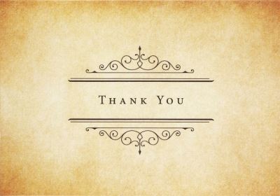 Cover for Peter Pauper Press Inc. · Vintage Parchment Thank You Cards (Cards) (2022)