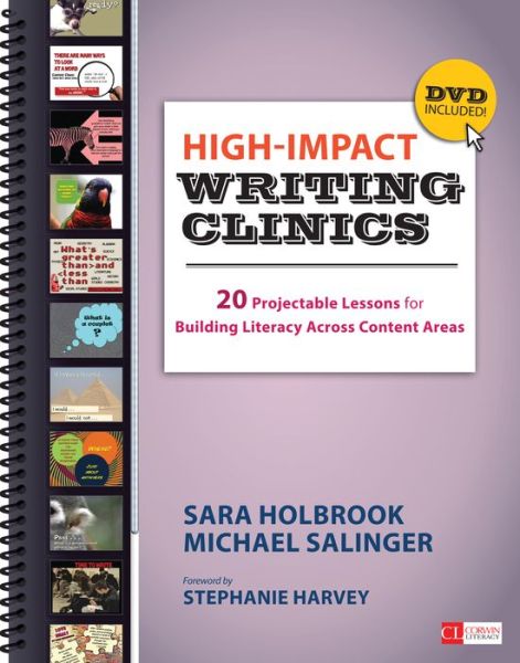 Cover for Sara Holbrook · High-Impact Writing Clinics: 20 Projectable Lessons for Building Literacy Across Content Areas - Corwin Literacy (Spiral Book) (2013)