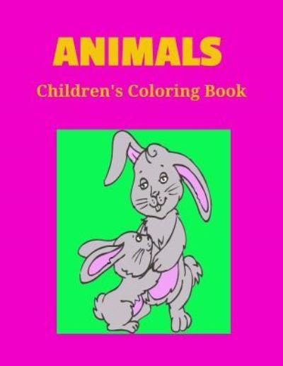 Cover for Kim Carr · Animals Children's Coloring Book (Paperback Bog) (2015)