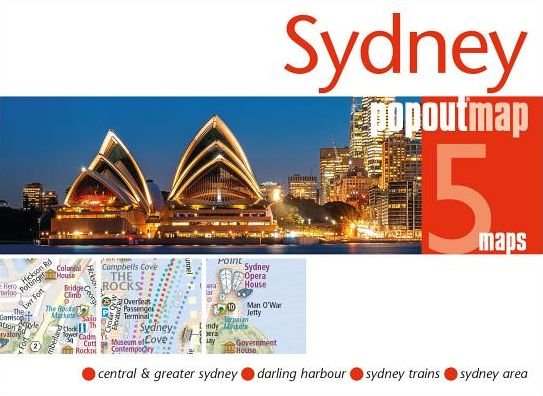 Cover for Popout Map · Sydney PopOut Map - PopOut Maps (Landkart) (2019)