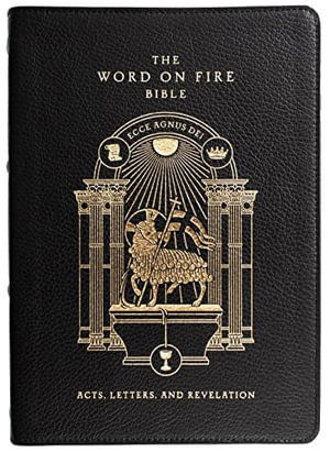 Cover for Word on Fire Bible: Acts, Letters, and Revelation (Bok) [Leather edition] (2021)