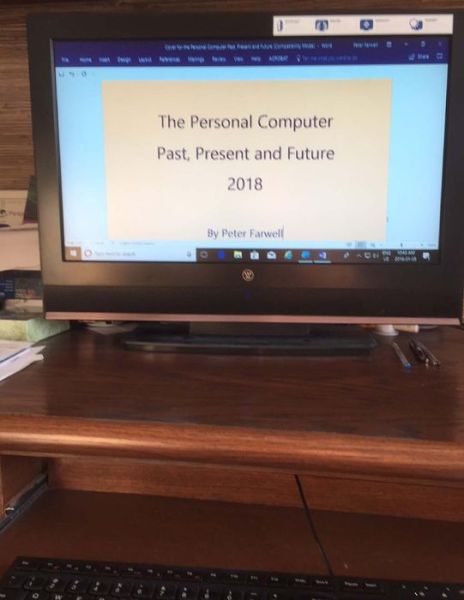Cover for Peter Farwell · The Personal Computer, Past, Present and Future (Paperback Book) (2018)
