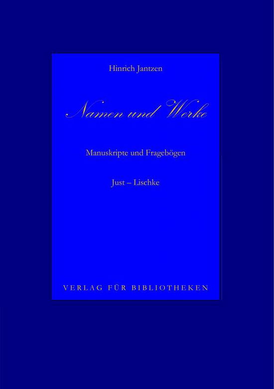 Cover for Jantzen · Namen und Werke 9 (Book) (2018)