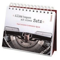 Cover for St. Benno Verlag GmbH · Alles begann mit einem Satz (Pocketbok) (2022)
