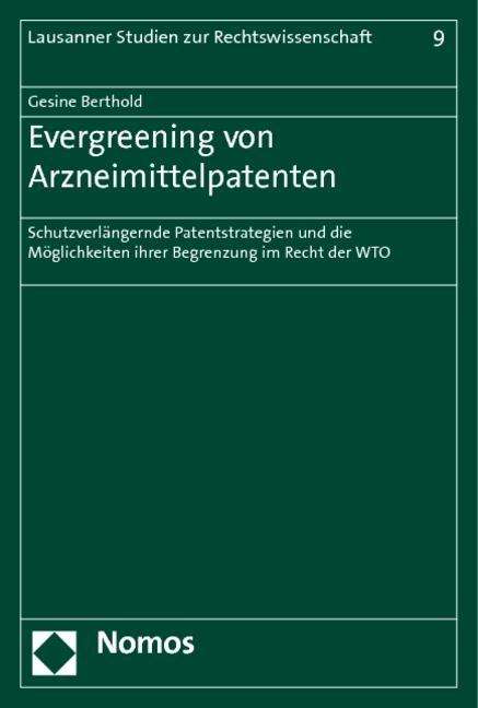 Cover for Berthold · Evergreening von Arzneimittelp (Book) (2011)