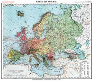 Historische Karte: Europa, um 1910 (Plano) - Rockstuhl Verlag - Książki - Rockstuhl Verlag - 9783867772860 - 1 kwietnia 2011