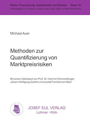 Cover for Michael Auer · Methoden zur Quantifizierung von Marktpreisrisiken (Paperback Book) (2002)