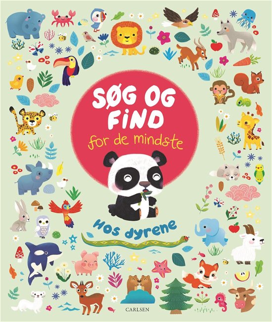 Søg og find for de mindste: Hos dyrene - . - Libros - CARLSEN - 9788711698860 - 18 de septiembre de 2018