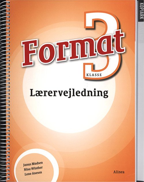 Cover for Janus Madsen; Lone Anesen; Nina Winther Arnt · Format: Format 3, Lærervejledning / Web (Poketbok) [1:a utgåva] [Spiralryg] (2009)