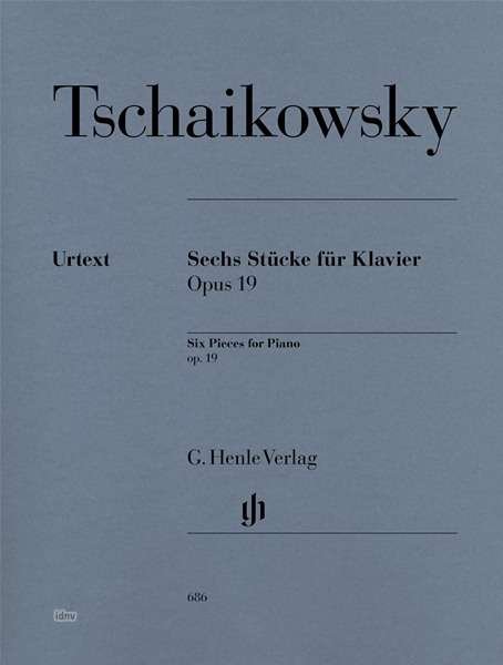 Cover for Tschaikowski · 6 Stü.f.Klav.op.19.HN686 (Bog)