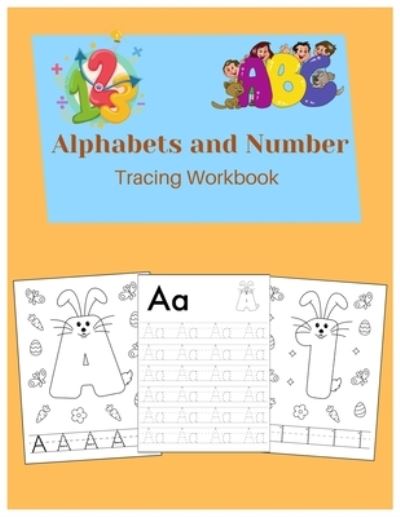 Cover for Anna Book · Alphabets and Number Tracing Workbook: funny bunny alphabets Number and handwriting practice page for all kids (Paperback Book) (2022)