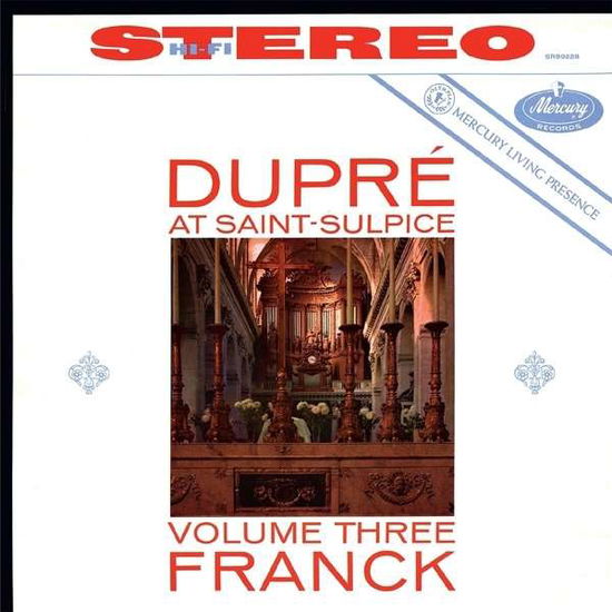 Franck/At Saint-Sulpice - Vol 3 - Marcel Dupre - Musiikki - MERCURY - 0028947889861 - perjantai 18. syyskuuta 2015