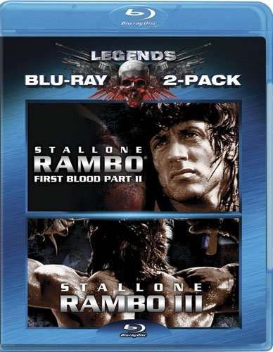 Cover for Rambo: First Blood II &amp; Rambo: First Blood III (Blu-ray) (2010)