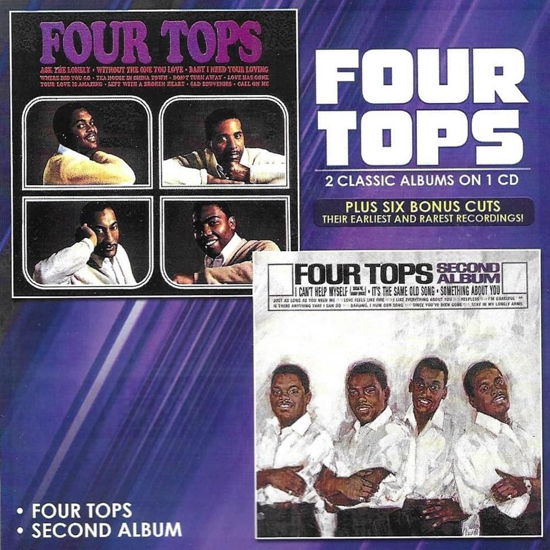 Cover for Four Tops · 2 Classic Albums on 1 CD Plus Six Bonus Cuts (CD) (2024)