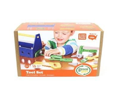 Green Toys Gereedschapskist Blauw - Green Toys - Andet -  - 0816409012861 - 5. november 2019