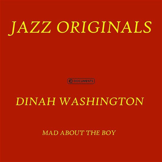 Washington - Mad About the boy - Dinah Washington - Musikk - Documents - 0885150310861 - 1. mai 2016