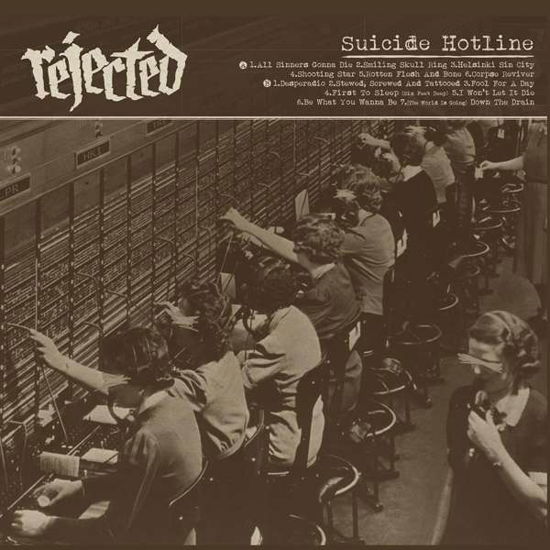 Cover for Rejected · Suicide Hotline (LP) (2017)