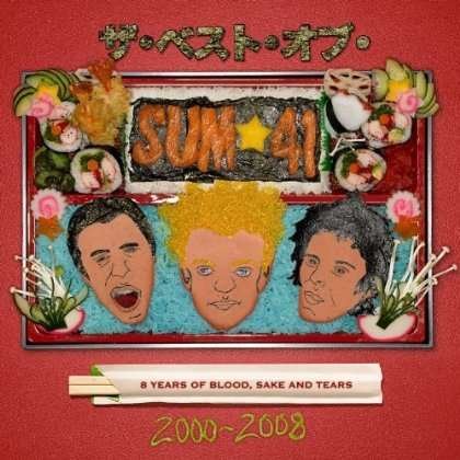Cover for Sum 41  · 8 Years Of Blood. Sake. And Tears: The Best Of Sum 41 2000-2008 (CD)