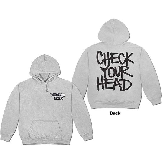 The Beastie Boys Unisex Pullover Hoodie: Check Your Head (Back Print) - Beastie Boys - The - Koopwaar -  - 5056561007861 - 