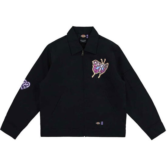 Olivia Rodrigo Unisex Zipped Jacket: Sour Dickies (Black) (Ex-Tour) - Olivia Rodrigo - Merchandise - - 5056737231861 - 30. januar 2024