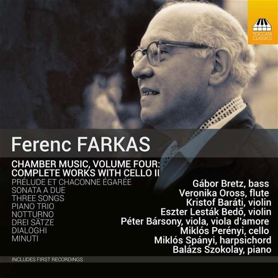 Cover for Miklos Perenyi · Farkas: Chamber Music Vol.4: Works with Cello II (CD) (2020)