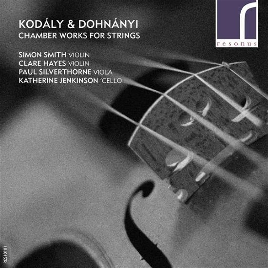 Cover for Smith / Hayes / Jenkinson · Kodaly / Dohnanyiduo &amp; Trios (CD) (2016)