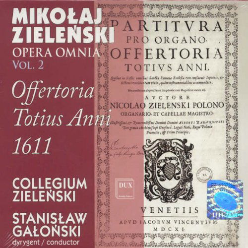 Cover for Zielinski / Galonski / Kowalska · Opera Omnia 2: Offertoria (CD) (2012)