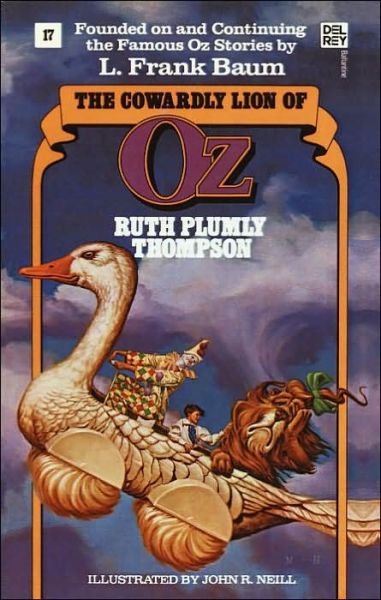 Cover for Ruth Plumly Thompson · The Cowardly Lion of Oz (Wonderful Oz Books, No. 17) (Taschenbuch) [Reprint edition] (1985)